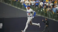Dodgers toma la ventaja ante Brewers en el primer juego con homerun de Freddie Freeman