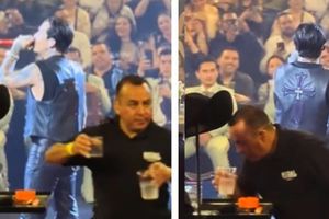 VIDEO: ¿Le cuidan el trago? Staff de Nodal revisa sus copas en concierto