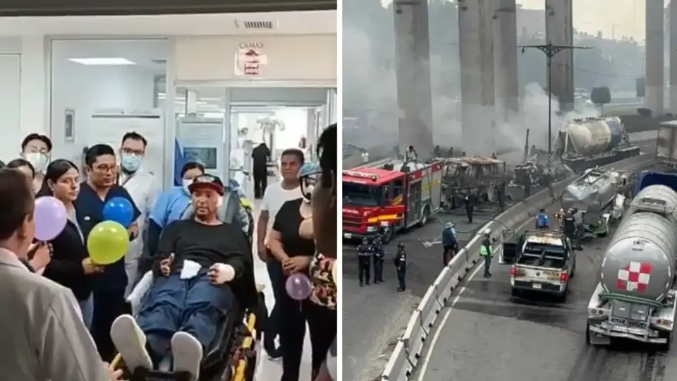 ISSSTE da de alta al último herido por explosión de pipa en Puente de La Concordia