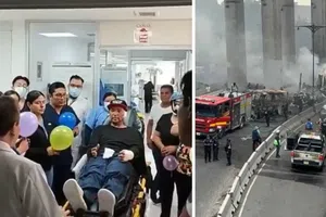 ISSSTE da de alta al último herido por explosión de pipa en Puente de La Concordia