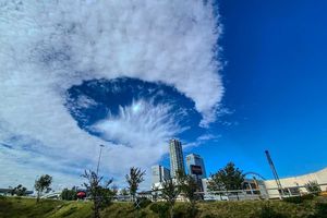 Nubes con agujeros en Puebla: ¿Qué son las nubes cavum?