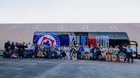 Cruz Azul visita la planta cementera en Puebla y convive con los trabajadores