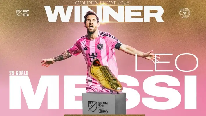 ¡Carlos V sigue siendo el rey! Messi gana la Bota de Oro pero no logra récord en la MLS