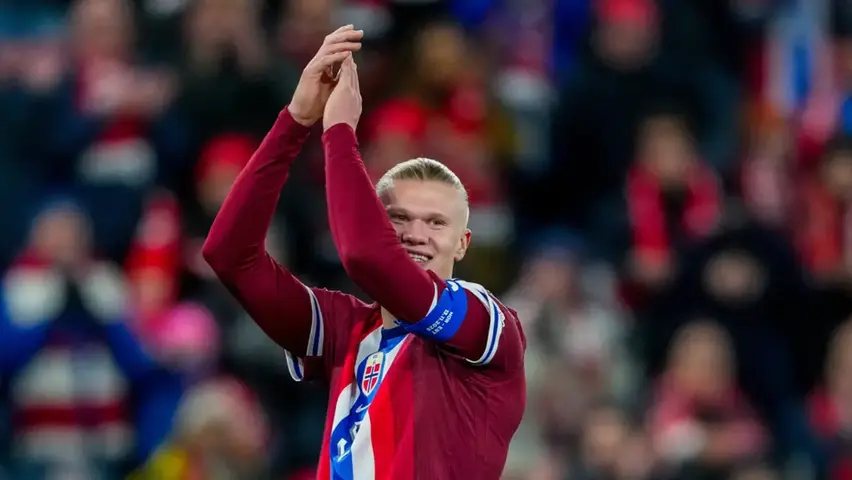 Erling Haaland, jugador de Noruega | AP