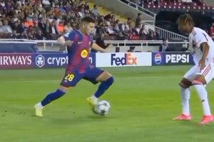 Roony Bardghji y la jugada de fantasía antes del quinto gol del Barça