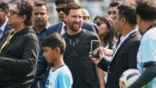 ¡Bolita! La visita de Lionel Messi a India genera errores por la emoción