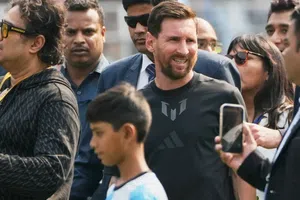 Visita de Lionel Messi a India genera caos y disturbios