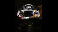 Cadillac lanza guiño en Las Vegas: Checo Pérez aparece gigante en la esfera rumbo al GP