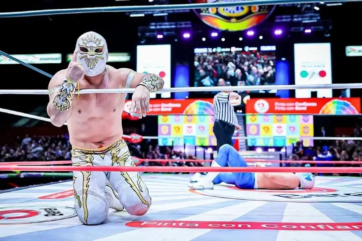 Místico avanzó a la Final del Torneo Leyenda Azul | X: @CMLL_OFICIAL