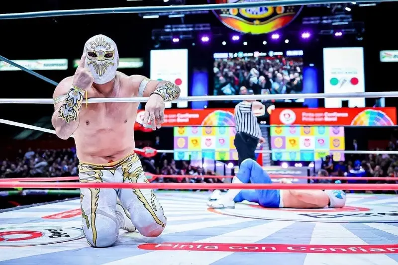 Místico avanzó a la Final del Torneo Leyenda Azul | X: @CMLL_OFICIAL