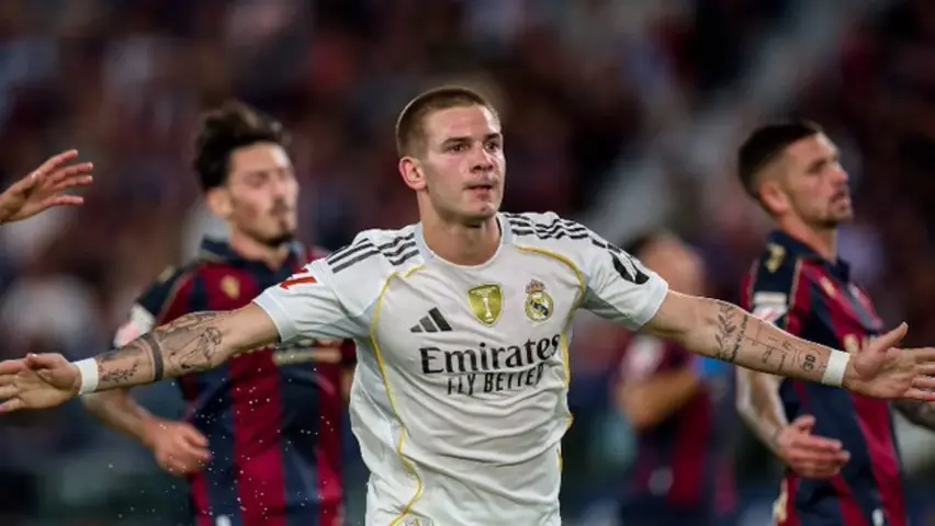 Franco Mastantuono, atacante del Real Madrid | X: @realmadrid