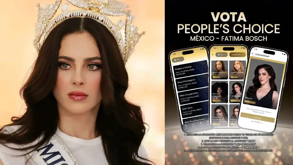 Ayudemos a Fátima Bosch: así puedes votar por ella desde tu celular