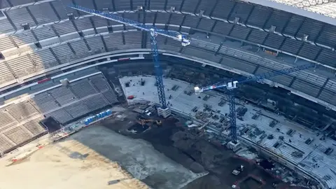 Remodelación del Estadio Banorte avanza con butacas fijas en la parte alta