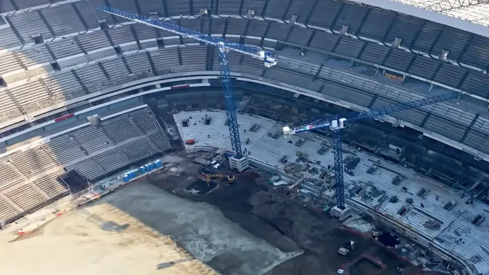 Remodelación del Estadio Banorte avanza con butacas fijas en la parte alta