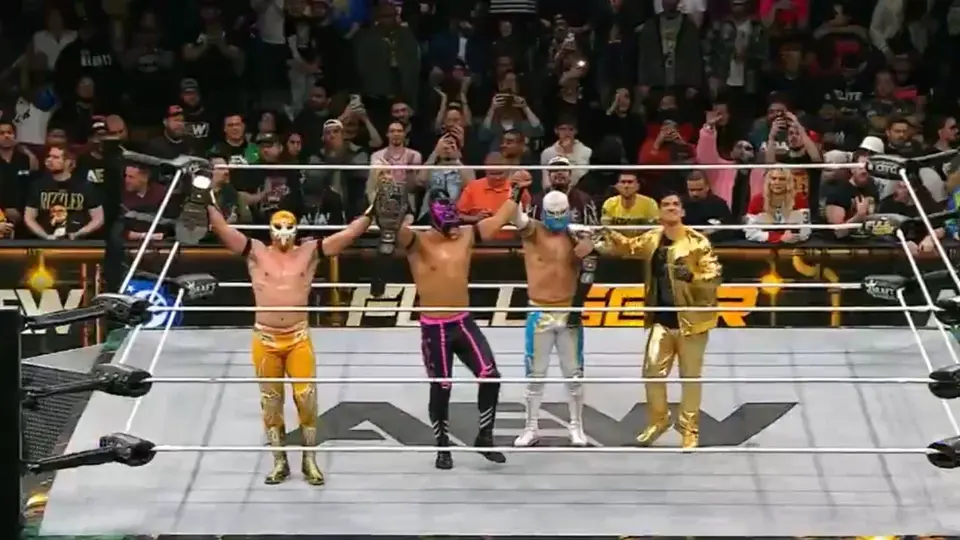 Místico, Máscara Dorada y Neón retienen los títulos del CMLL en AEW: Full Gear