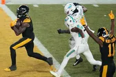 Steelers dominan a Miami y sea afianzan en lo más alto de la AFC Norte