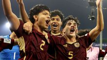 Venezuela goleó a Inglaterra en el debut de la Vinotinto en el Mundial sub 17
