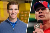 Eli Manning 'lanza dardo' a John Cena en su video de despedida