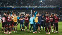 Flamengo sobrevive con uno menos ante Racing y clasifica a Final de Copa Libertadores