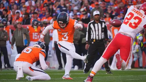 Denver, de la mano de Wil Lutz, vence a los Chiefs de Mahomes