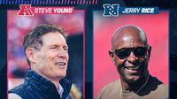 Jerry Rice y Steve Young serán los entrenadores para la AFC y NFC en el Pro Bowl