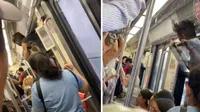 Hombre muere tras golpearse con poste mientras viajaba colgado de ventana del Tren Ligero / VIDEO