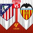 Atlético de Madrid vs Valencia EN VIVO LaLiga Jornada 16