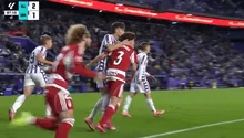 El beso de Iván Alejo que desató una expulsión y polémica en el Valladolid vs Granada