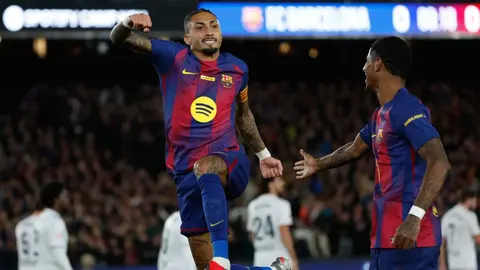 Barcelona vence 2-0 a Osasuna y cerrará el 2025 como líder de LaLiga