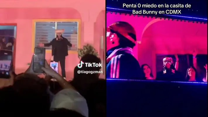 Penta Zero Miedo fue invitado en "La Casita" durante la cuarta fecha de Bad Bunny