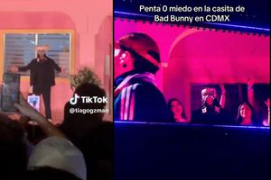 Penta Zero Miedo fue invitado en "La Casita" durante la cuarta fecha de Bad Bunny