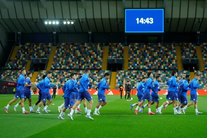 Selección de Israel en entrenamiento | AP