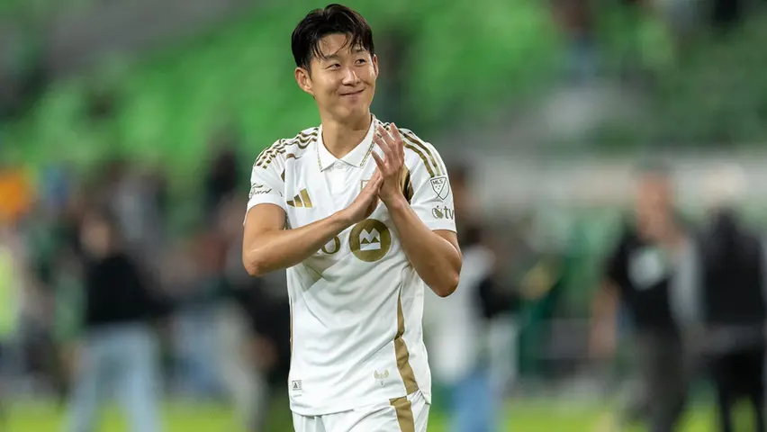 Heung-Min Son en juego con LAFC | AP