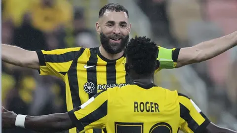 Gol de Benzema impulsa al Al-Ittihad a la victoria en la Liga de Campeones de Asia