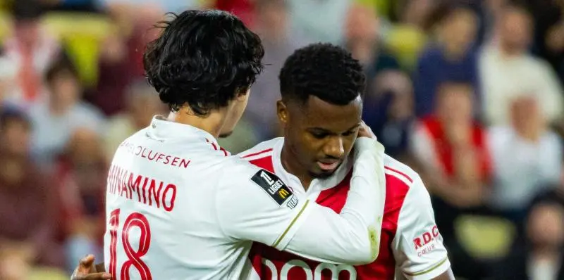 Ansu Fati y Takimu Minamino | X: @AS_Monaco_ES