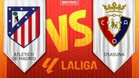 Atlético de Madrid vs Osasuna EN VIVO LaLiga Jornada 9