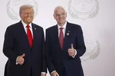 FIFA anuncia nuevo premio de la paz; Infantino confirma buena relación con Trump