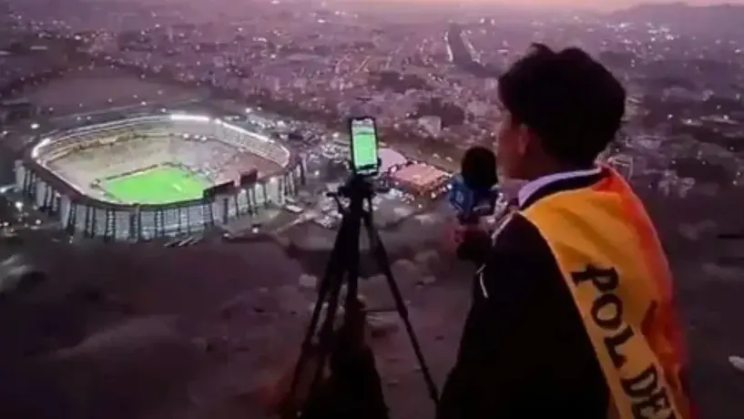 Pol Deportes, el narrador peruano que se volvió viral tras relatar la Final de Libertadores desde un cerro