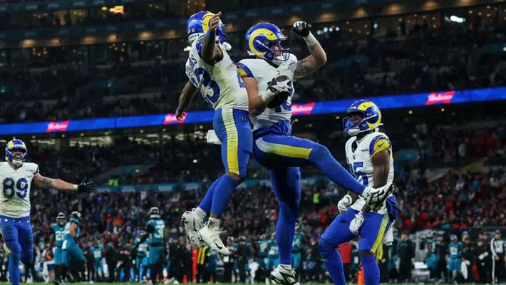Los Angeles derrotaron a Jacksonville y se apoderan de Wembley