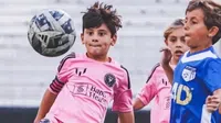 Ciro Messi, hijo menor de Lionel, se luce con golazo de tiro libre en las inferiores del Inter de Miami