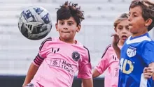 Ciro Messi, hijo menor de Lionel, se luce con golazo de tiro libre en las inferiores del Inter de Miami