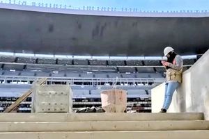 Estadio Azteca ya luce la nueva entrada de jugadores al campo