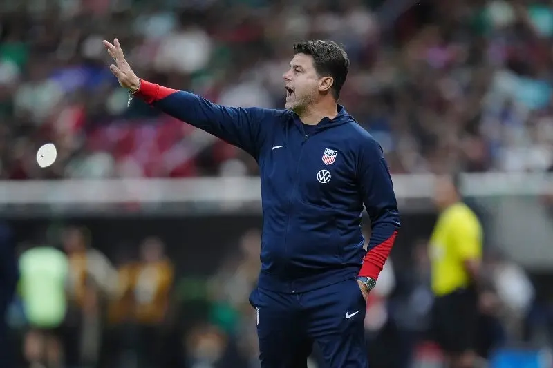 Pochettino da indicaciones en un juego de Estados Unidos | IMAGO7