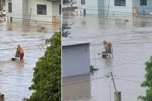 Murió doña Elodia, la mujer que conmovió a México al sobrevivir abrazada a su esposo en Veracruz