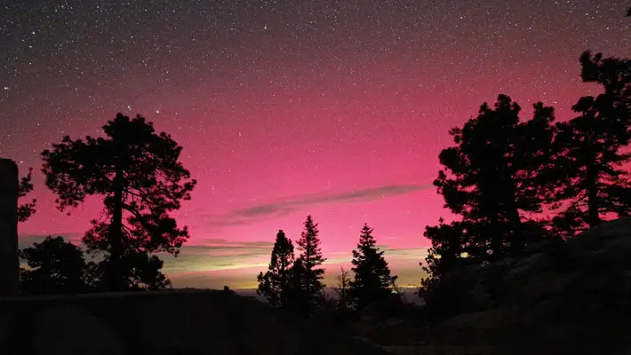 Auroras boreales en México: tormenta solar severa pinta el cielo de verde y púrpura