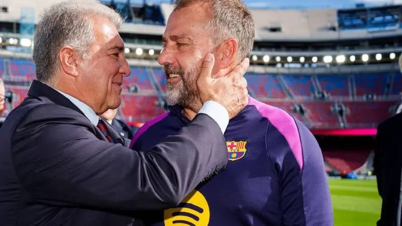 Laporta y Flick | @FCBarcelona