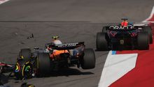 Caos en Austin para McLaren: Norris y Piastri chocan y quedan fuera en la sprint