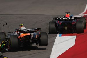 Caos en Austin para McLaren: Norris y Piastri chocan y quedan fuera en la sprint