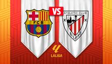 LaLiga: ¿Cuándo y dónde ver el Barcelona vs Athletic Club?