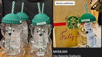 Hasta 8 mil pesos en reventa por el vaso Bearista de Starbucks